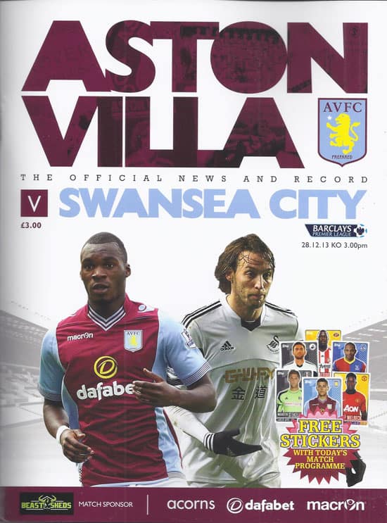 Aston Villa FC v Swansea City FC